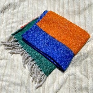 ASOS extra long extra chunky colourful blanket scarf